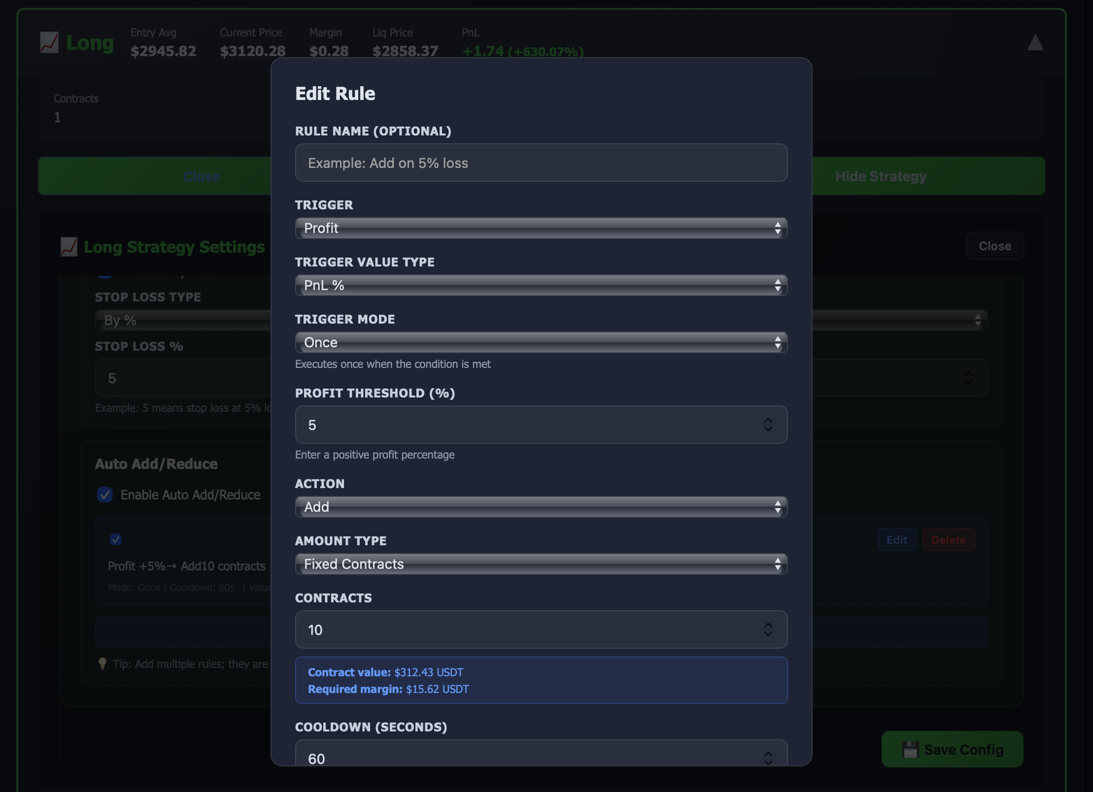 ETH Auto Trading System Screenshot 5